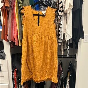 Yellow Eyelet Dress - Knox Rose